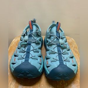 Hoka Hopara Mountain Sandals- Coastal Shade/ Blue Coral